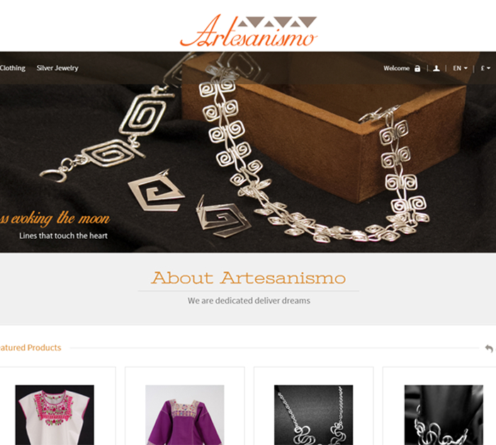 Tienda online en PrestaShop para joyería y artesanía: Artesanismo