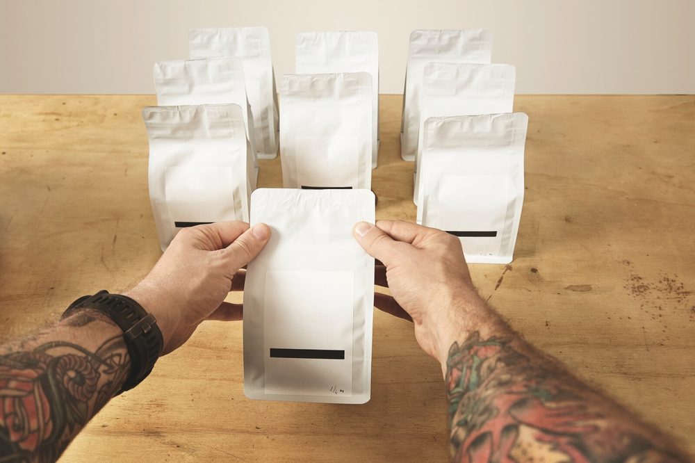 Coffee packages prepared as product