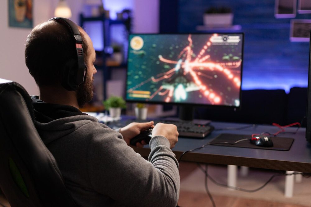 Online video game store with the catalog organised by platform