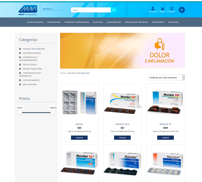 Grupo Farmacéutico Ecommerce